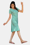 Sweetmoon Long T Shirt Nightdress - Green — thumbnail 4